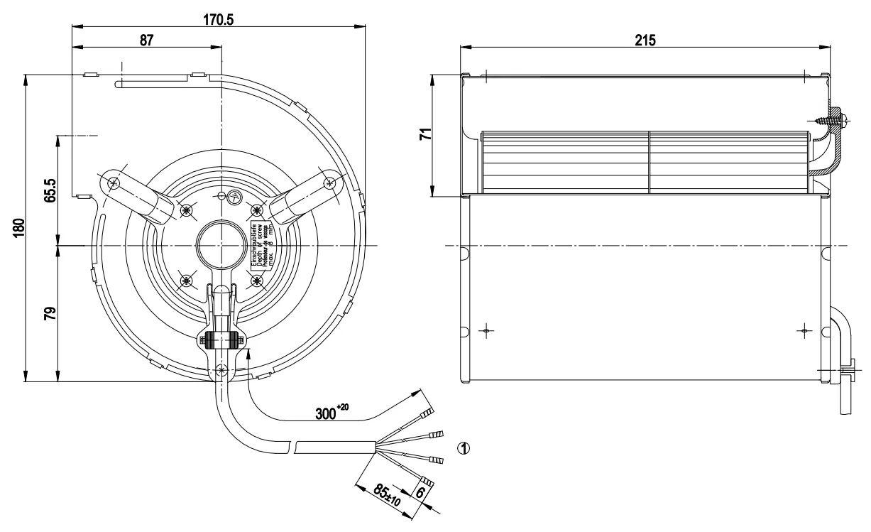Габаритные размеры D2E133-AM52-С2