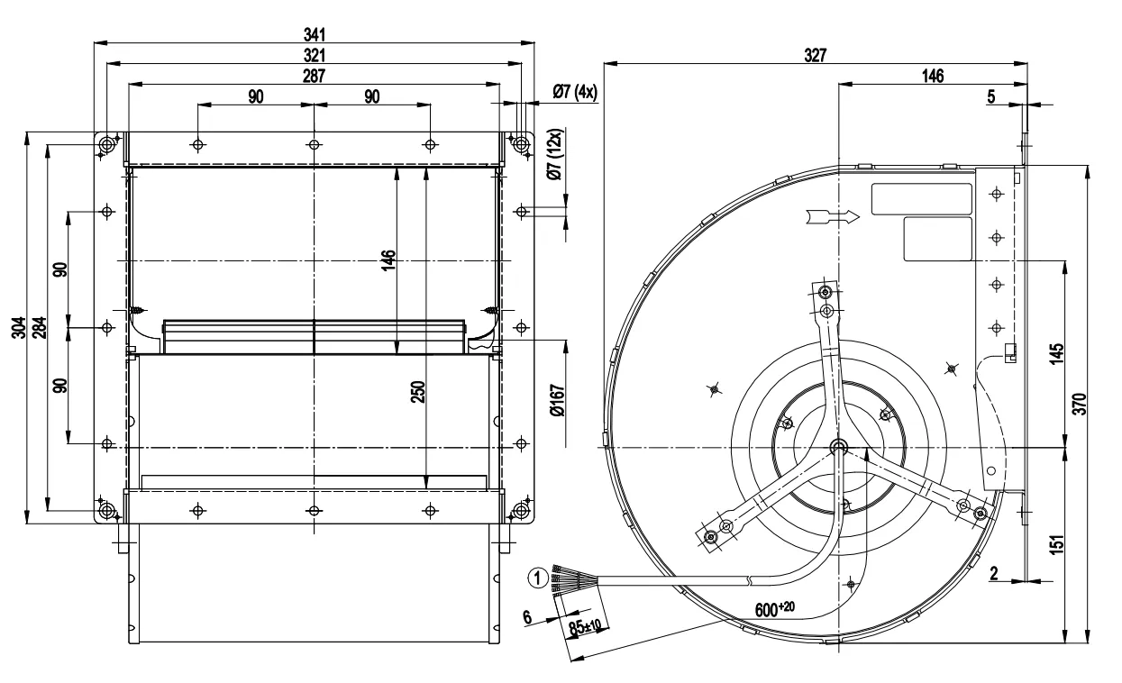 Габаритные размеры D4D200-CA01-02 Габаритные размеры D4D200-CA01-02