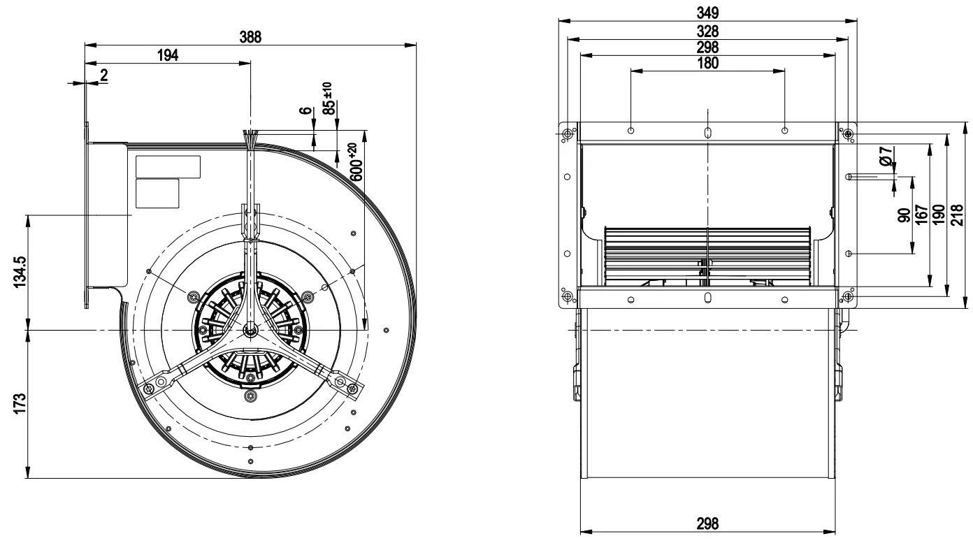 Габаритные размеры D4D250-BA02-01 Габаритные размеры D4D250-BA02-01