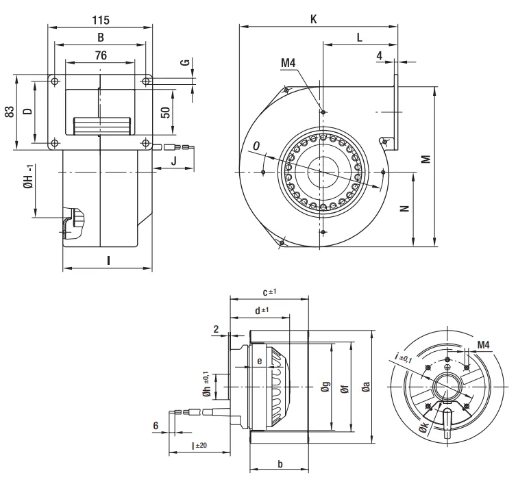 Габаритные размеры G2E108-AG63-01