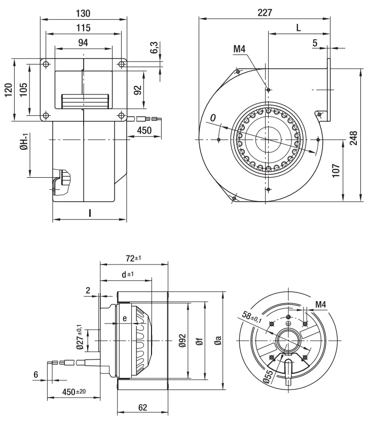 Габаритные размеры G2E160-AY47-01 Габаритные размеры G2E160-AY47-01