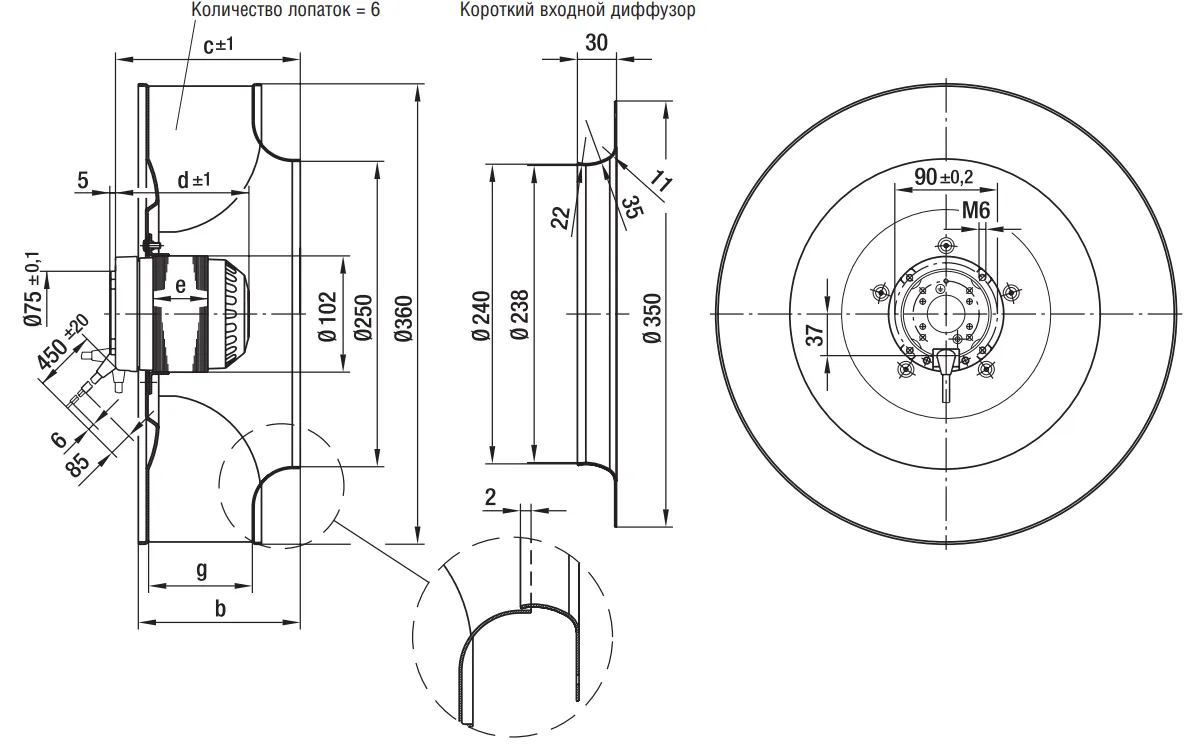 Габаритные размеры R4E355-AK05-05 Габаритные размеры R4E355-AK05-05