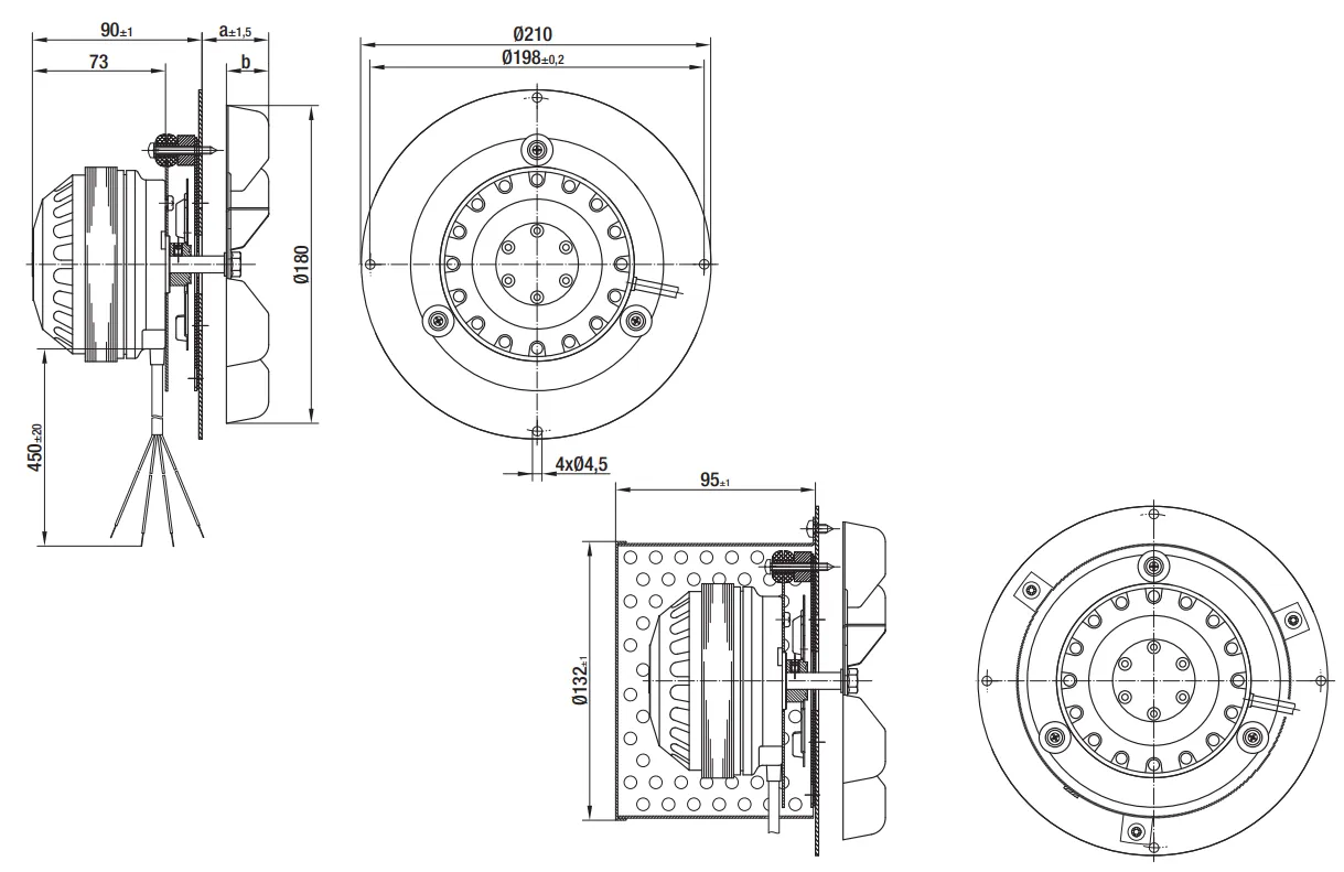 Аэродинамические характеристики R2E180-CQ82-05 Аэродинамические характеристики R2E180-CQ82-05