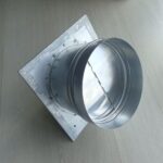 Выход стенной стальной 100 мм (RAL) c обратным клапаном — изображение 5