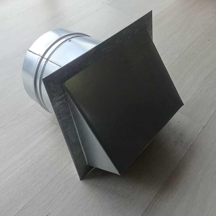 Выход стенной стальной 100 мм (RAL) c обратным клапаном — изображение 6