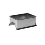 Врезка седло прямоугольная 125/100*100