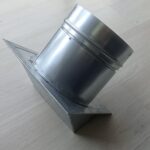 Выход стенной стальной 100 мм (RAL) c обратным клапаном — изображение 7