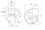 Вентилятор G4D250-EC10-03 / G4D250EC1003 центробежный Ebmpapst — изображение 2