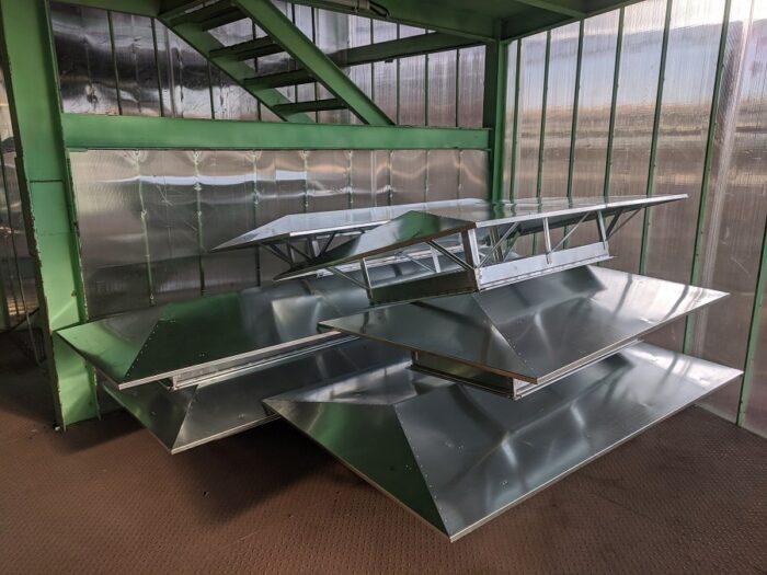 Зонт крышный прямоугольный 500×500 — изображение 2