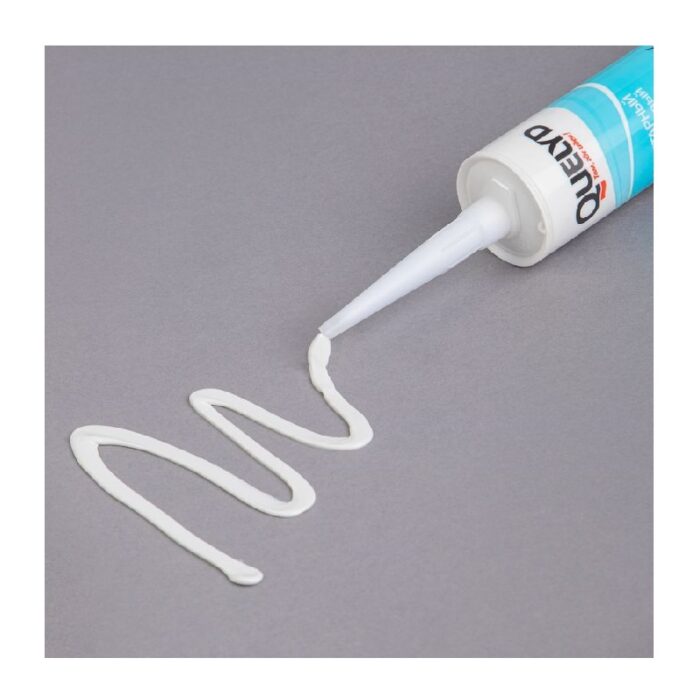 Герметик Quelid силиконовый санитарный для влажных зон белый (300 мл) — изображение 7