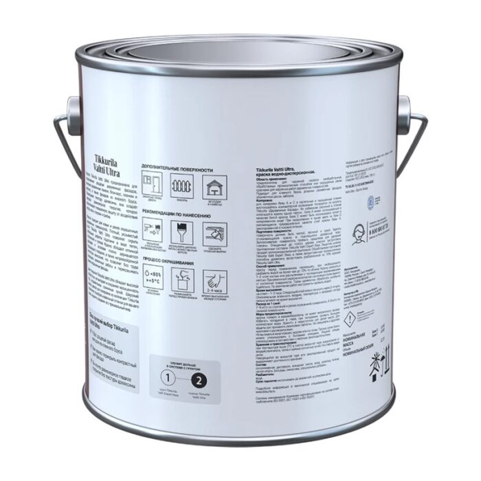 Краска для деревянных фасадов Tikkurila Valtti Ultra основа A матовая (2,7л) — изображение 2