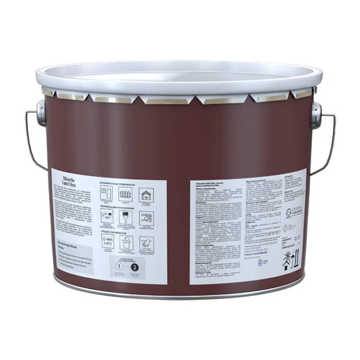 Краска для деревянных фасадов Tikkurila Valtti Ultra основа A матовая (9 л) — изображение 2