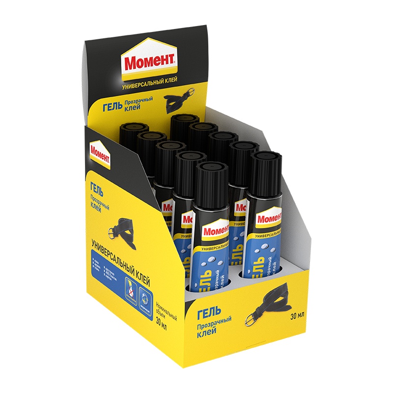 14215 Клей Гель Момент туба в шоу-боксе (30 мл) — изображение 1