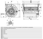 Вентилятор D4E146-LV19-14 / D4E146LV1914 центробежный Ebmpapst — изображение 2