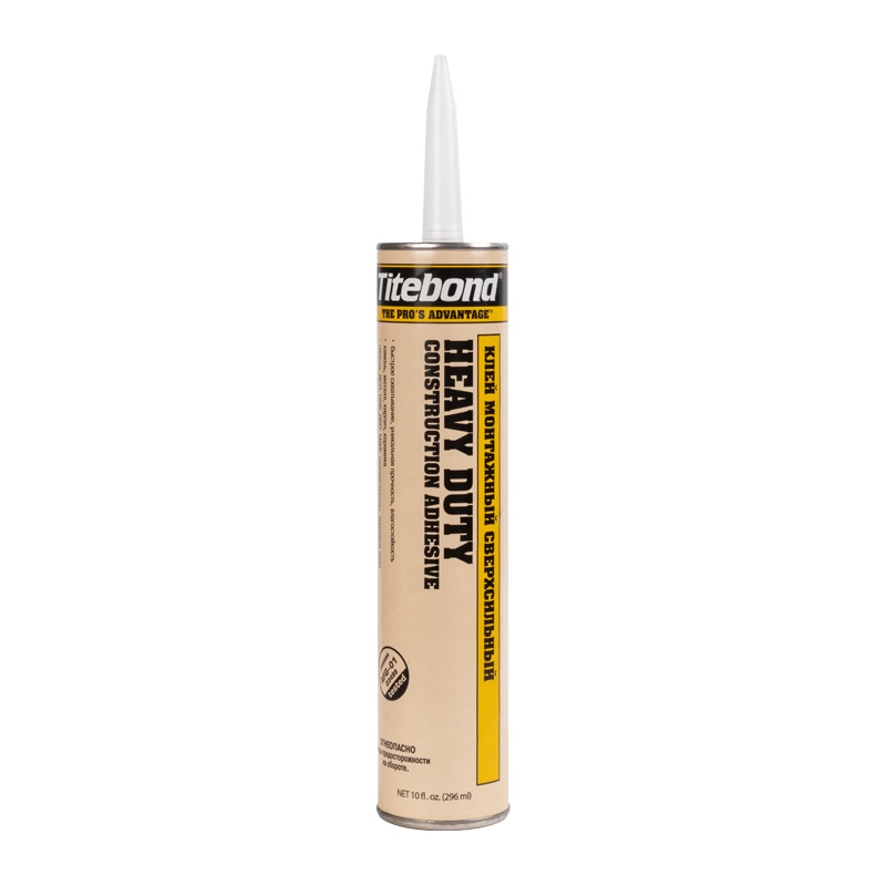 16297 Клей для тяжелых конструкций Titebond Heavy Duty (0,296 л) — изображение 1