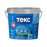 Краска в/д интерьерная Текс Профи супербелая (4,5 л)