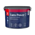 Краска моющаяся Tikkurila Euro Power 7 основа А матовая (9 л)
