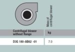 Вентилятор Ebmpapst D3G180-AB62-01 / D3G180AB6201 радиальный EC — изображение 4