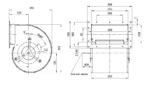 Вентилятор Ebmpapst D3G180-AB62-01 / D3G180AB6201 радиальный EC — изображение 5