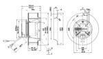Вентилятор Ebmpapst R3G225-AH54-01 / R3G225AH5401 радиальный EC — изображение 2