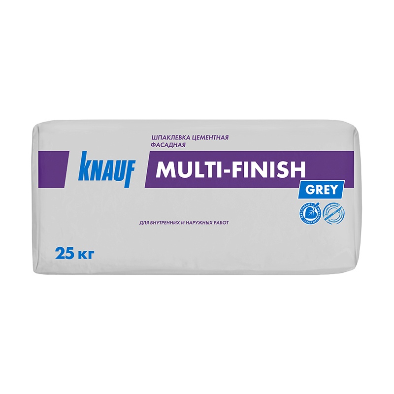 23209 Шпаклевка цементная Knauf Multi-Finish фасадная, 25 кг — изображение 1