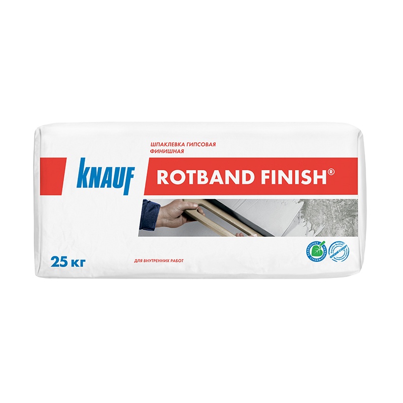 23451 Шпаклевка гипсовая финишная Knauf Rotband Finish, 25 кг — изображение 1