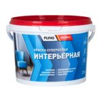 Краска интерьерная Pufas Decoself белая, морозостойкая (2,7 кг)