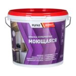 Краска моющаяся Pufas Decoself белая (6,5 кг)