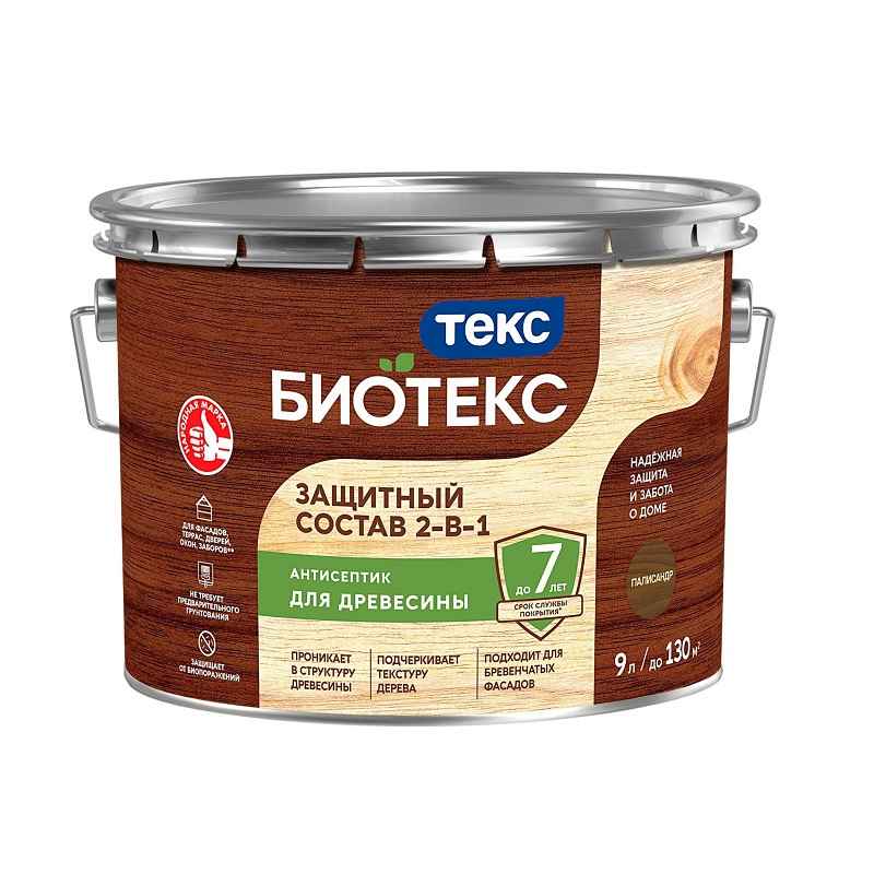 25679 Антисептик Текс Bioteks состав 2в1 палисандр (9 л) — изображение 1