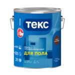 Эмаль для бетонных полов Текс Профи красно-коричневая (2,7 л)