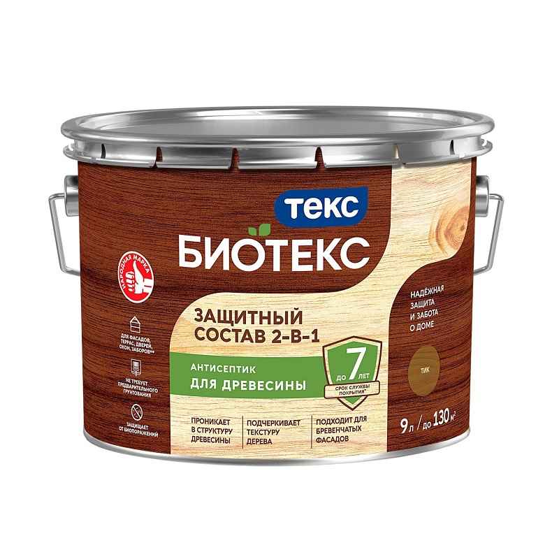 25778 Антисептик Текс Bioteks состав 2в1 тик (9 л) — изображение 1