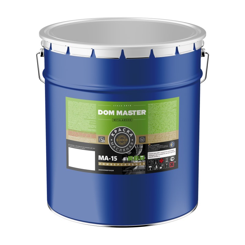 25893 Краска масляная Novocolor МА-15 зелёная (20 кг) — изображение 1