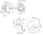 Вентилятор Ebmpapst G3G140-AV19-02 / G3G140AV1902 радиальный EC — изображение 2