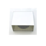 Выход стенной стальной 100 мм (RAL) c обратным клапаном