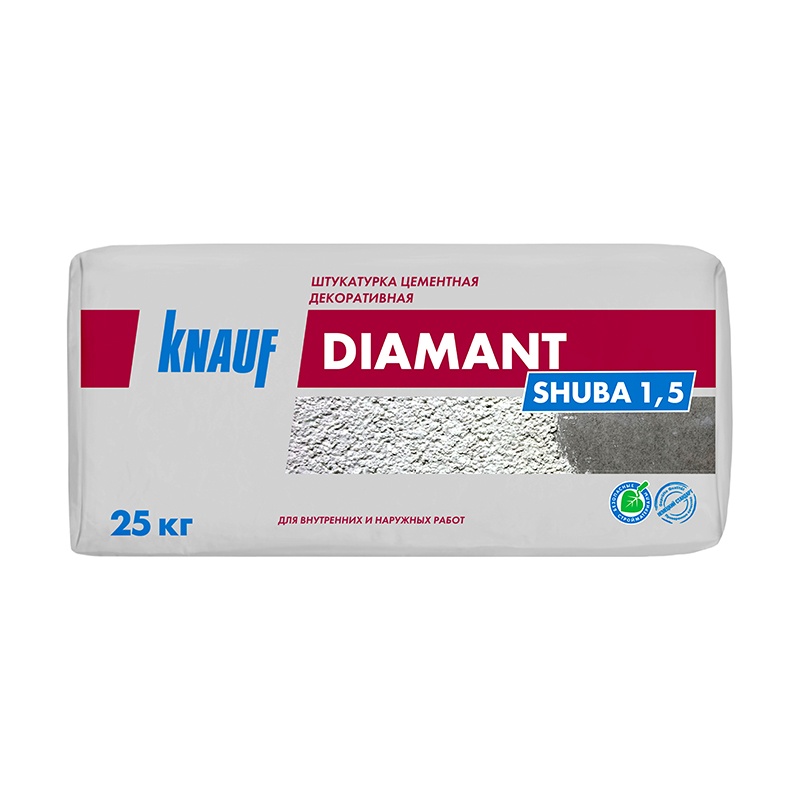 44769 Штукатурка декоративная Knauf Diamant шуба 1,5 мм, 25 кг — изображение 1