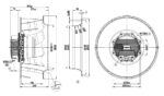 Вентилятор Ebmpapst R3G560-AG11-13 / R3G560AG1113 радиальный EC — изображение 2