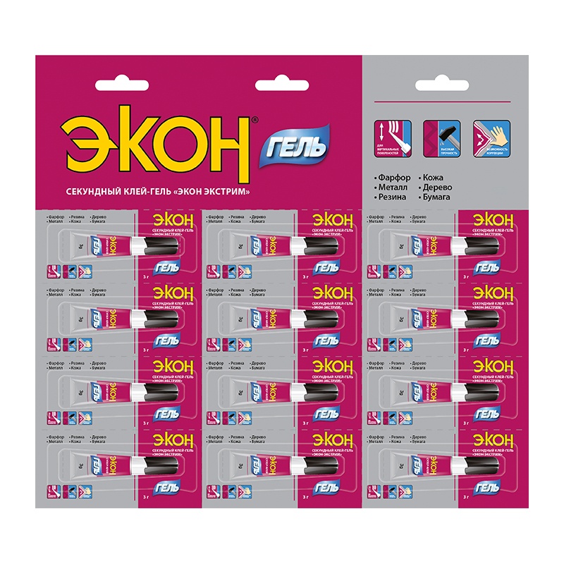 49774 Клей-гель секундный Экон Экстрим (3 г) — изображение 1