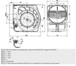 Вентилятор D2E146-KB27-01 / D2E146KB2701 центробежный Ebmpapst — изображение 2
