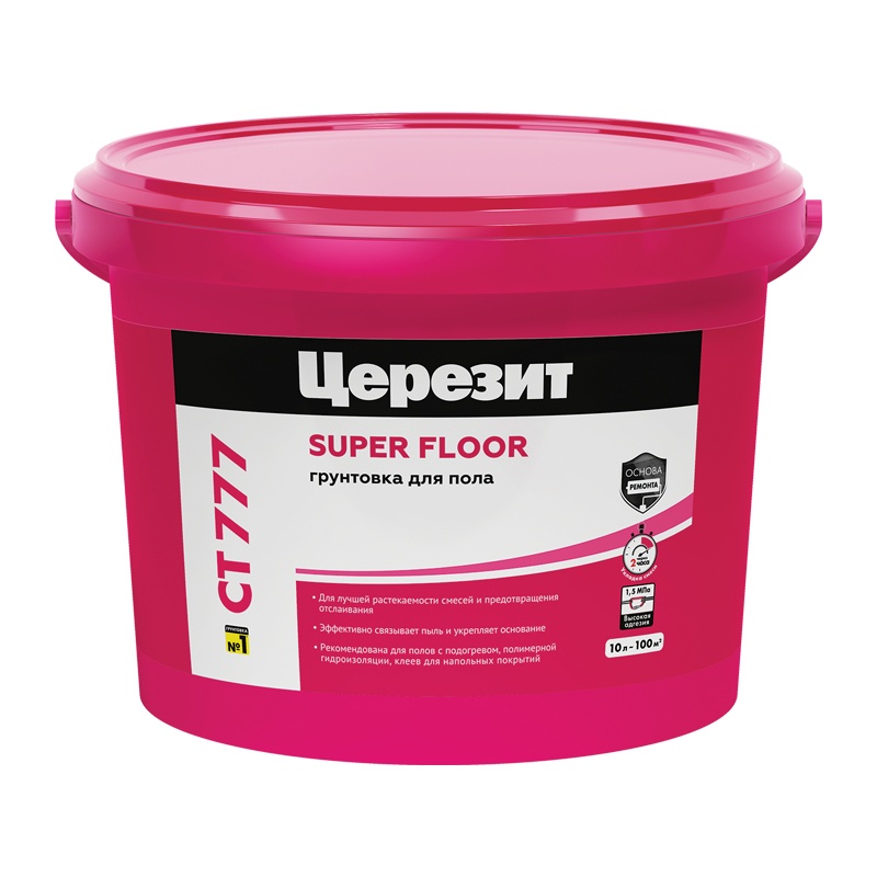 59215 Грунт Super Floor Церезит CT 777 (10 л) — изображение 1