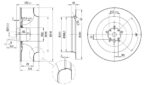 Вентилятор R6E310-AI04-01 / R6E310AI0401 центробежный Ebmpapst — изображение 2
