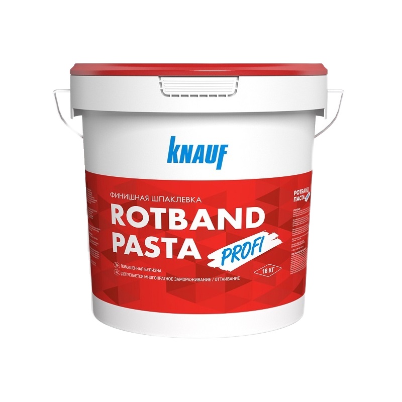 6492 Шпаклевка Knauf Rotband Pasta Profi готовая (18 кг) — изображение 1