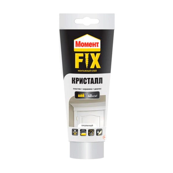 Монтажный клей Момент FIX Кристалл (185 г) — изображение 2
