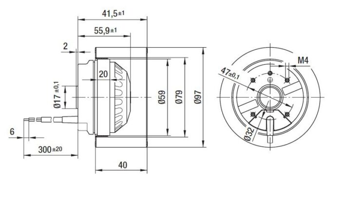 Вентилятор R2E097-AD01-05 / R2E097AD0105 центробежный Ebmpapst — изображение 2