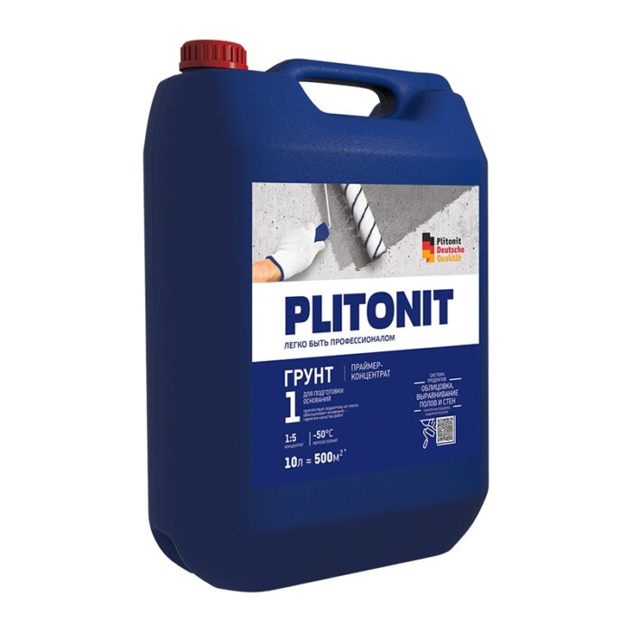Грунт-концентрат 1:5 Plitonit Profi 1 (10 л) — изображение 2