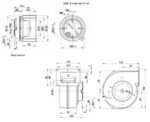 Вентилятор Ebmpapst G3G120-BB13-02 / G3G120BB1302 радиальный EC — изображение 2