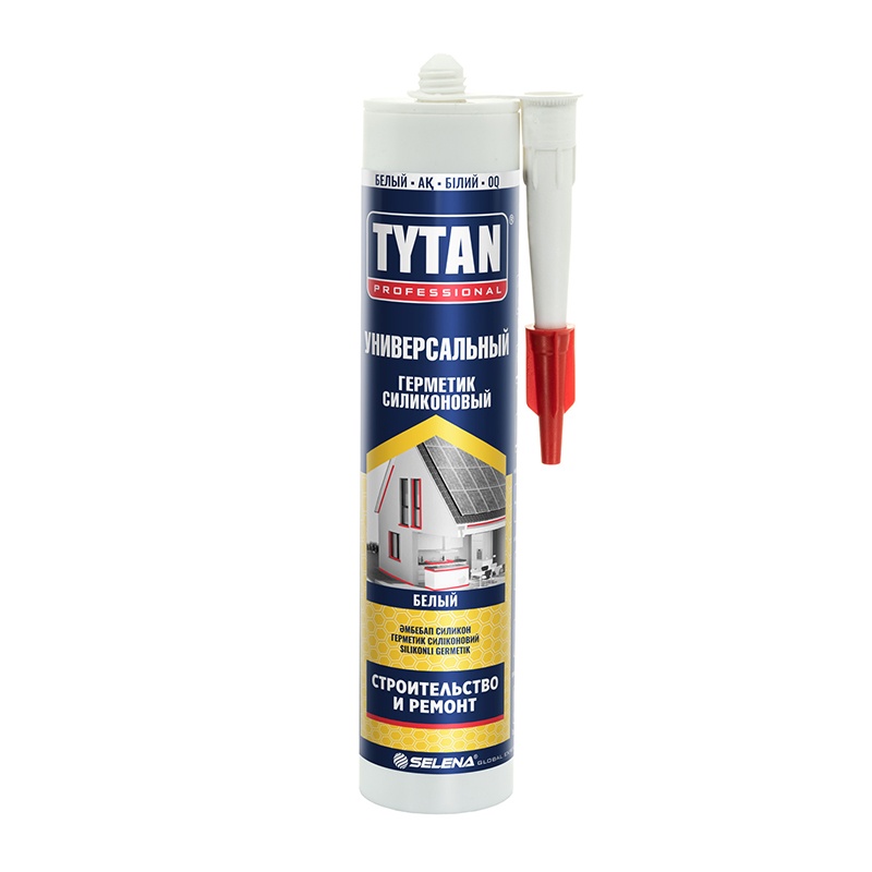 84477 Герметик силиконовый Tytan универсальный белый (0,28 л) — изображение 1
