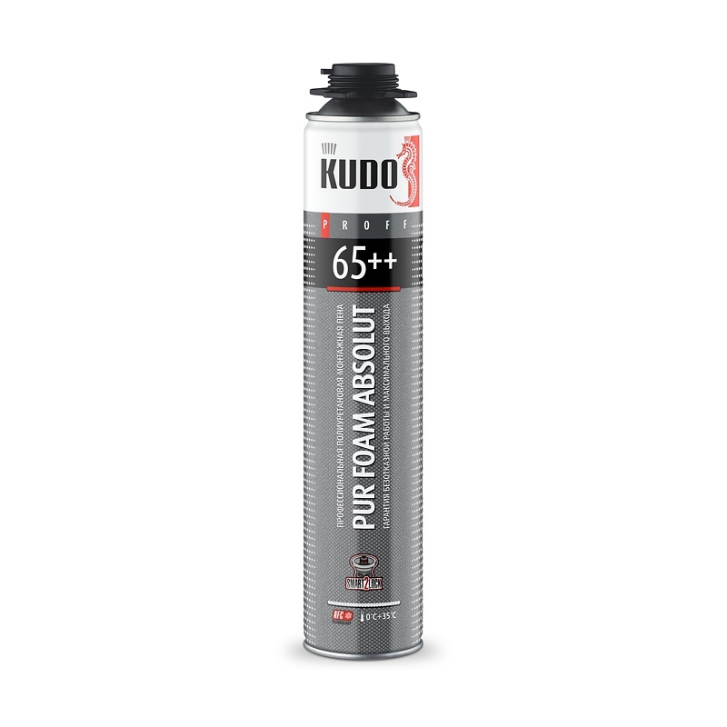 85703 Пена полиуретановая монтажная Kudo Proff 65++ (1 л) — изображение 1