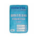 Шпатлевка полимерная Полигран Профи белая ВШ, 20 кг
