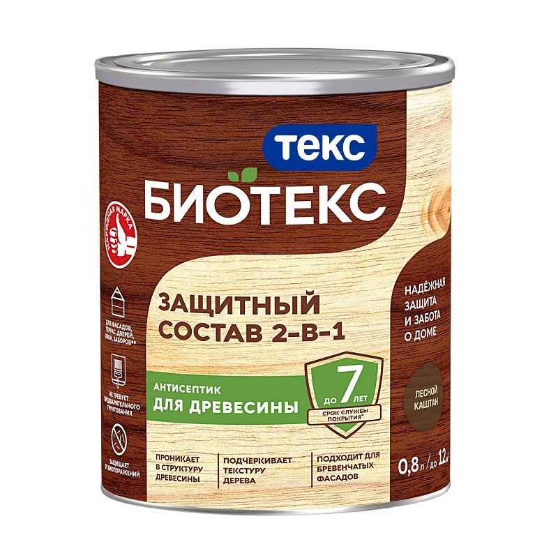 95953 Антисептик Текс Bioteks состав 2в1 лесной каштан (0,8 л) — изображение 1