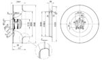 Вентилятор R6E355-AE16-05 / R6E355AE1605 центробежный Ebmpapst — изображение 2